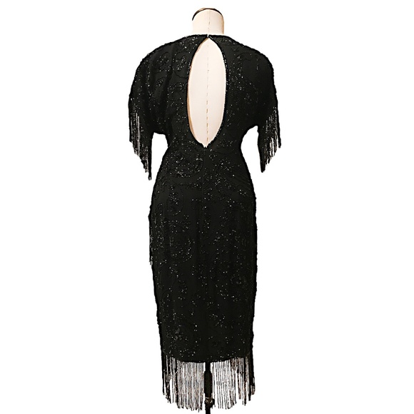 ❤️SOLD❤️VTG Stunning Beaded Party Dress - Picture 4 of 8